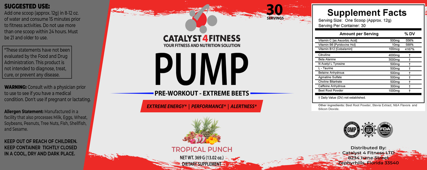 Pump Pre-Workout