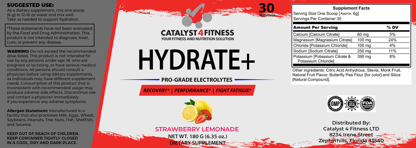 Hydrate+ - 30 Servings