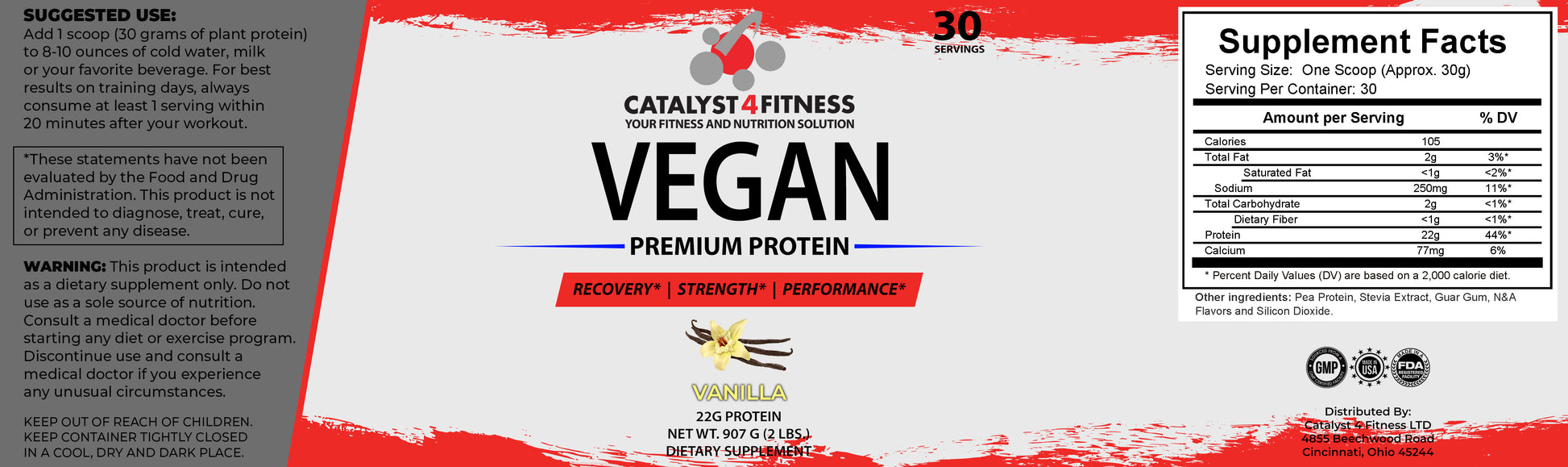 Vegan Protein – Catalyst 4 Fitness Supplements
