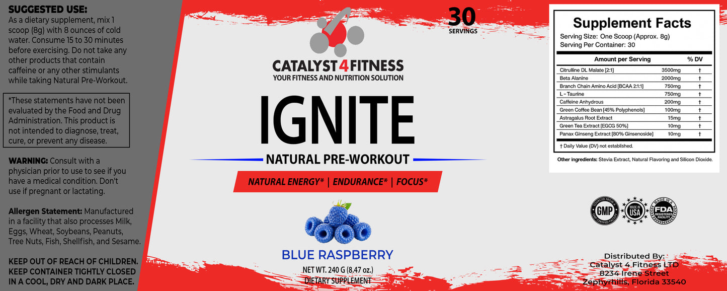 Ignite Natural Pre-Workout